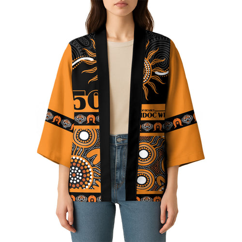 Tigers NAIDOC Week Personalised Kimono Aboriginal Torres Strait Islanders Vibe