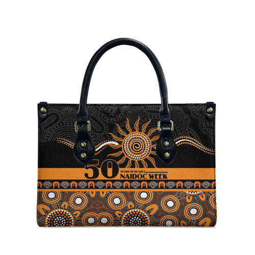 Tigers NAIDOC Week Leather Bag Aboriginal Torres Strait Islanders Vibe
