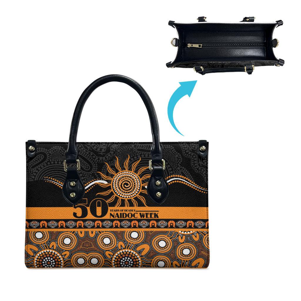 Tigers NAIDOC Week Leather Bag Aboriginal Torres Strait Islanders Vibe