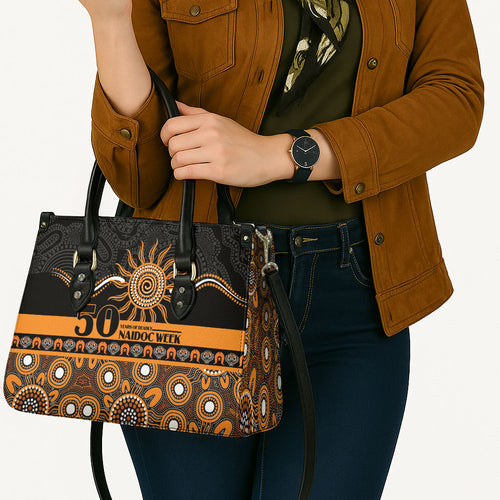 Tigers NAIDOC Week Leather Bag Aboriginal Torres Strait Islanders Vibe