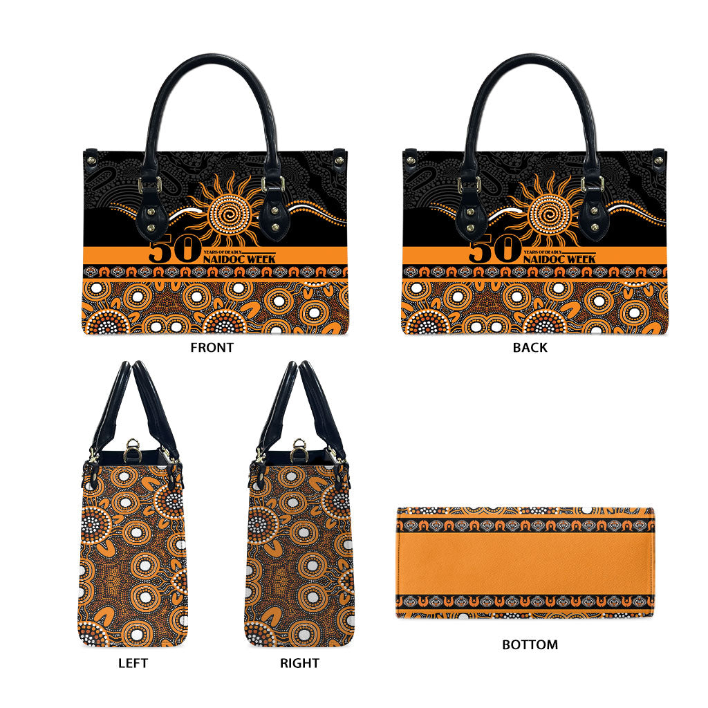 Tigers NAIDOC Week Leather Bag Aboriginal Torres Strait Islanders Vibe