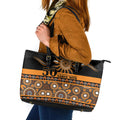 Tigers NAIDOC Week Leather Tote Bag Aboriginal Torres Strait Islanders Vibe