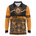 Tigers NAIDOC Week Personalised Long Sleeve Polo Shirt Aboriginal Torres Strait Islanders Vibe