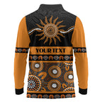 Tigers NAIDOC Week Personalised Long Sleeve Polo Shirt Aboriginal Torres Strait Islanders Vibe