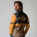 Tigers NAIDOC Week Personalised Long Sleeve Polo Shirt Aboriginal Torres Strait Islanders Vibe