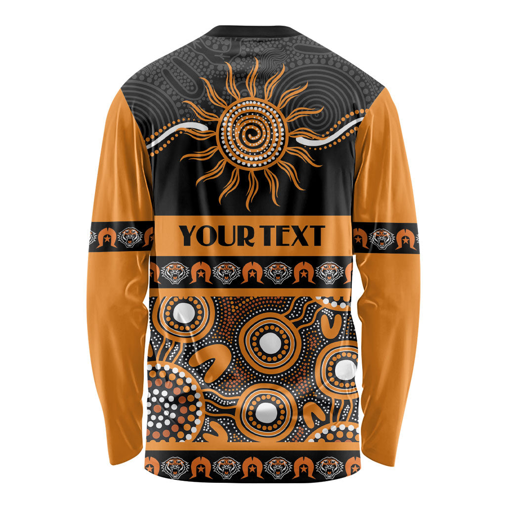 Tigers NAIDOC Week Personalised Long Sleeve Shirt Aboriginal Torres Strait Islanders Vibe