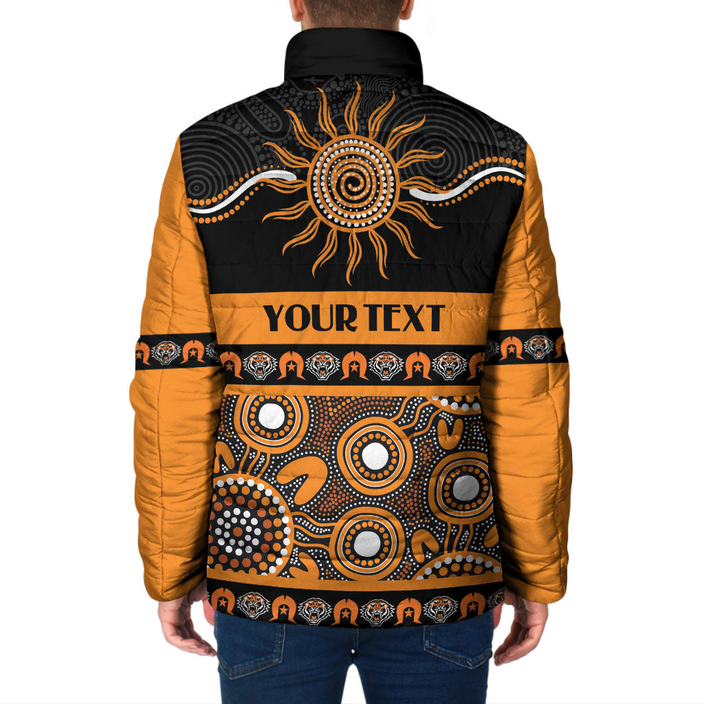 Tigers NAIDOC Week Personalised Padded Jacket Aboriginal Torres Strait Islanders Vibe
