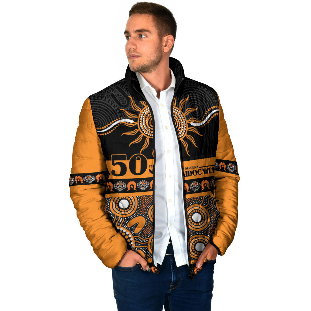 Tigers NAIDOC Week Personalised Padded Jacket Aboriginal Torres Strait Islanders Vibe