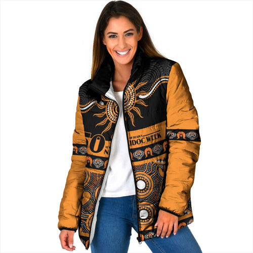 Tigers NAIDOC Week Personalised Padded Jacket Aboriginal Torres Strait Islanders Vibe