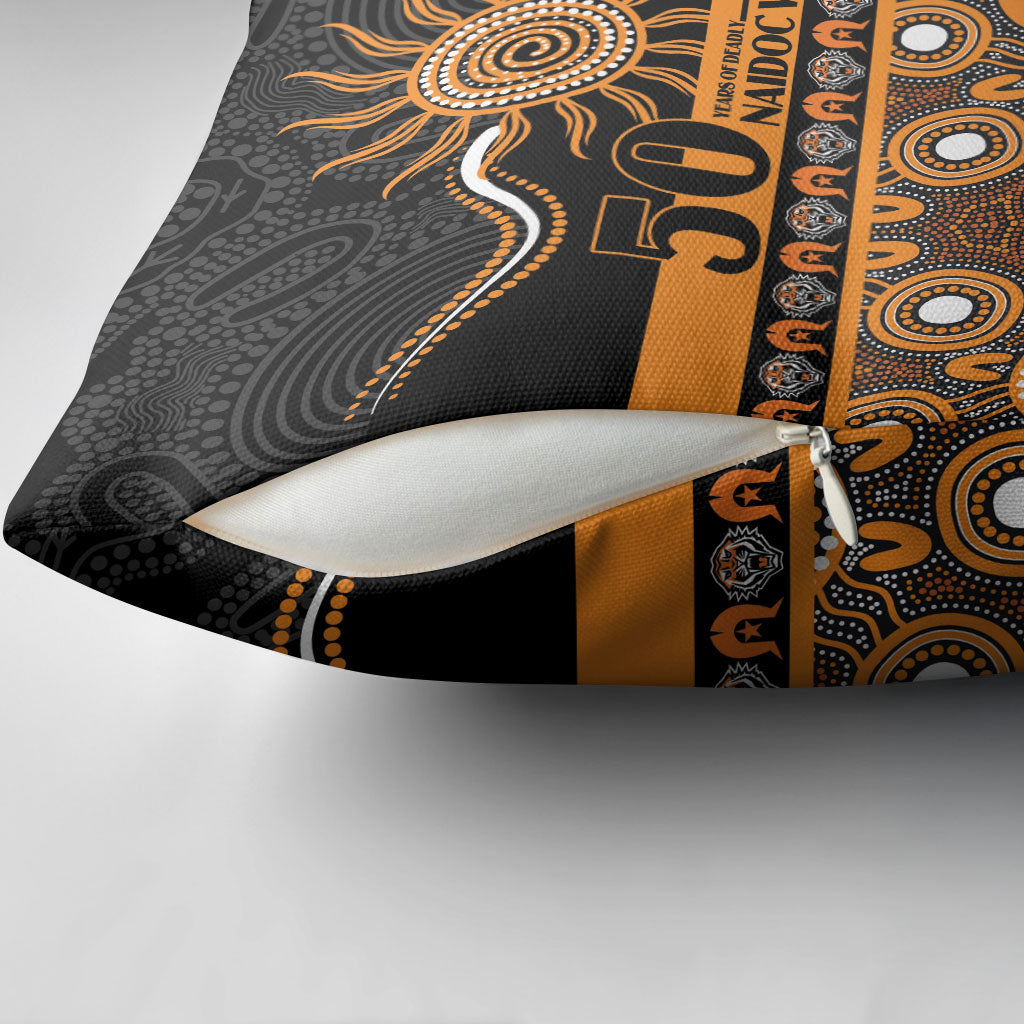Tigers NAIDOC Week Pillow Cover Aboriginal Torres Strait Islanders Vibe