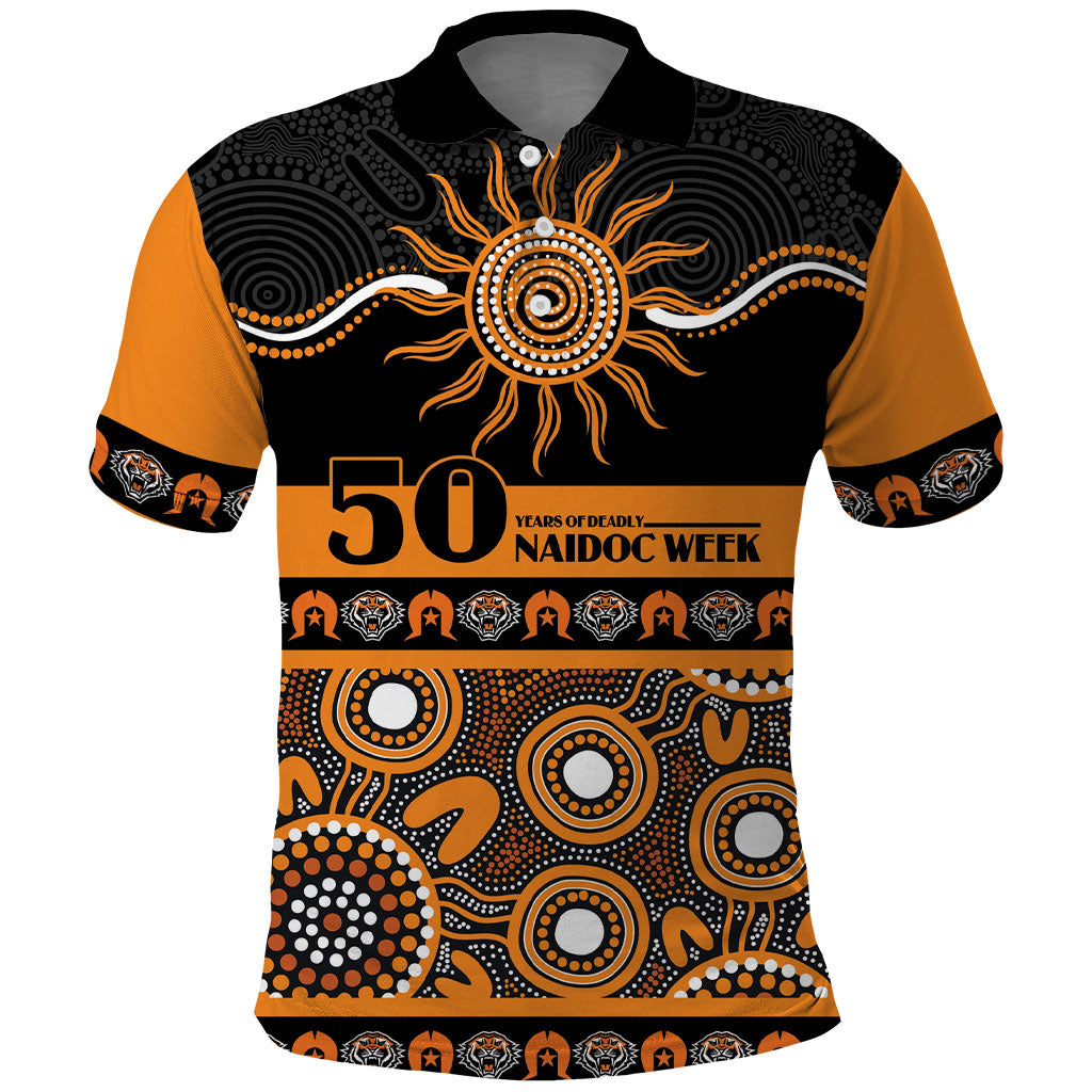 Tigers NAIDOC Week Personalised Polo Shirt Aboriginal Torres Strait Islanders Vibe