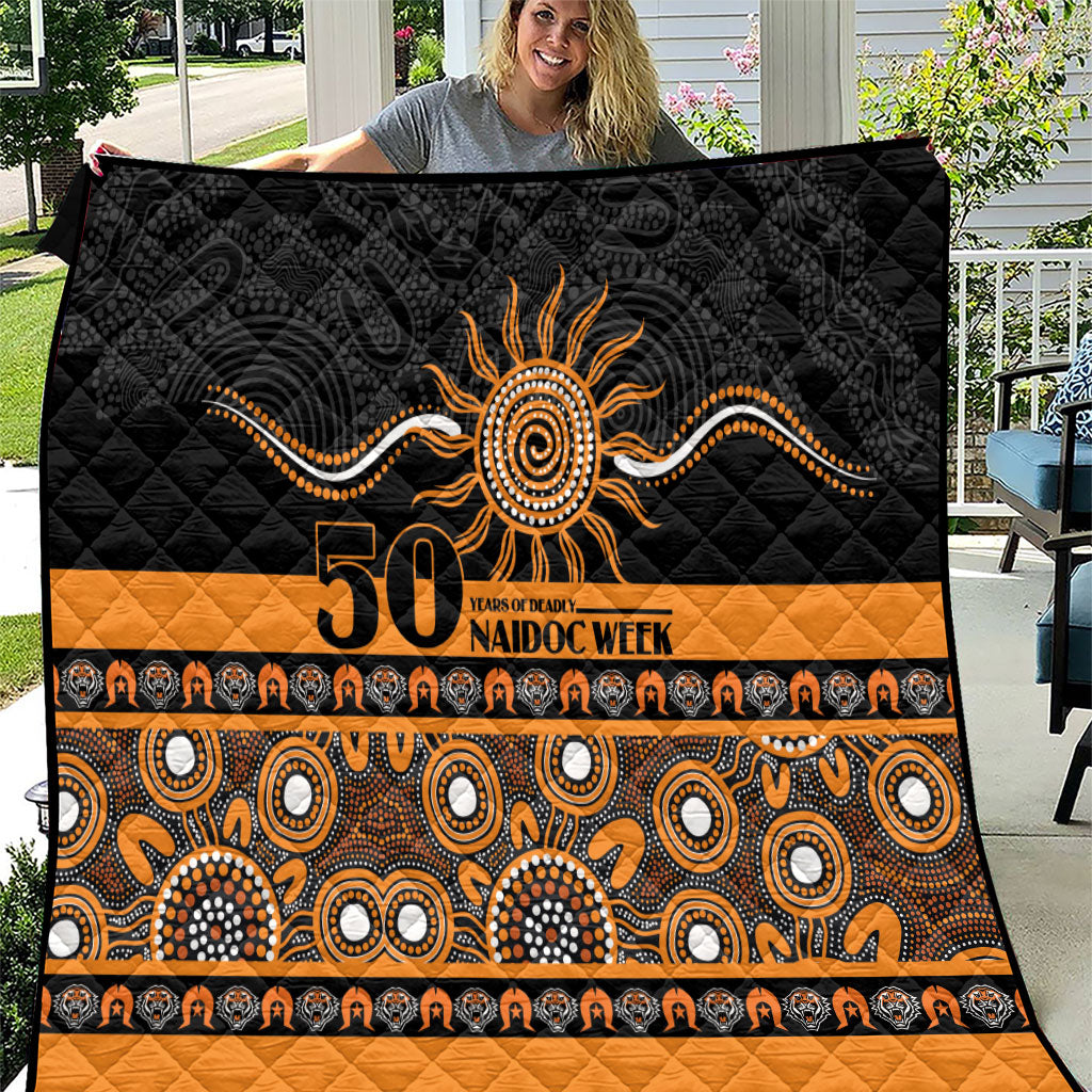 Tigers NAIDOC Week Quilt Aboriginal Torres Strait Islanders Vibe