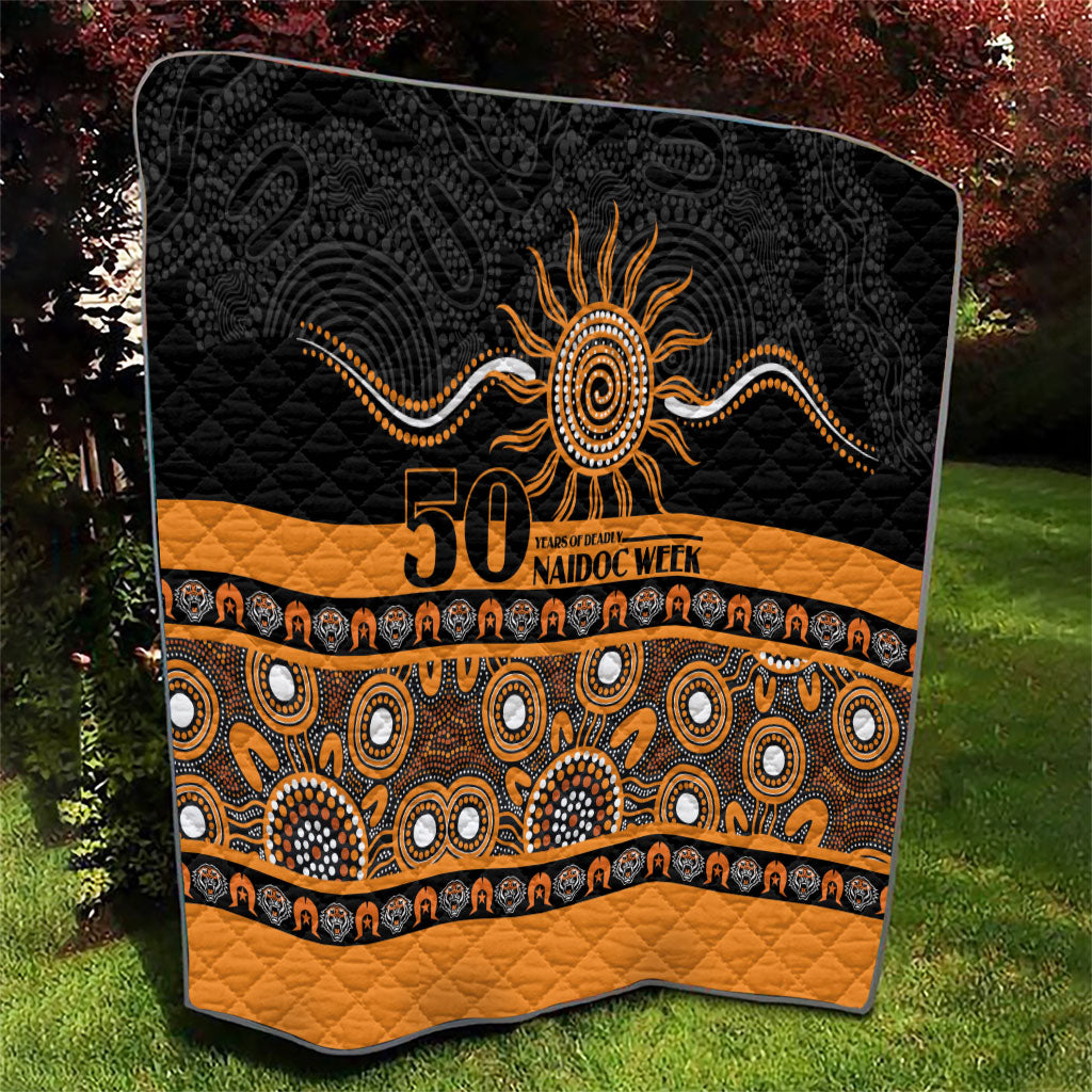 Tigers NAIDOC Week Quilt Aboriginal Torres Strait Islanders Vibe