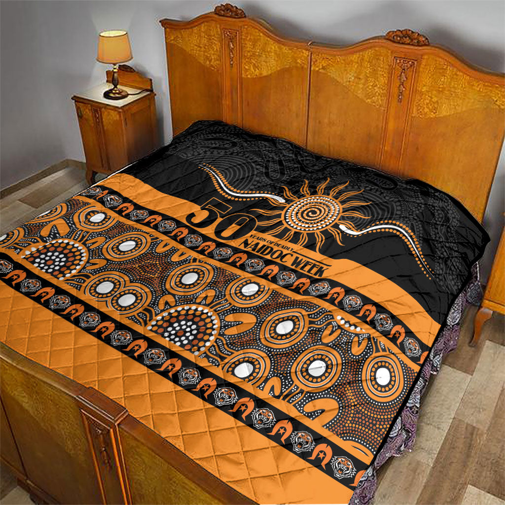 Tigers NAIDOC Week Quilt Aboriginal Torres Strait Islanders Vibe