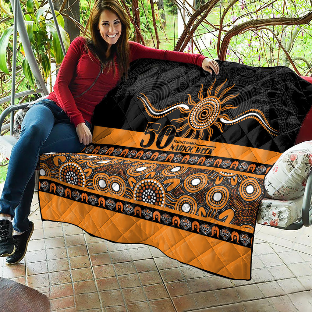 Tigers NAIDOC Week Quilt Aboriginal Torres Strait Islanders Vibe