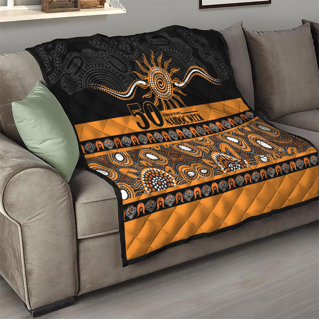 Tigers NAIDOC Week Quilt Aboriginal Torres Strait Islanders Vibe