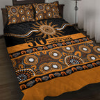 Tigers NAIDOC Week Quilt Bed Set Aboriginal Torres Strait Islanders Vibe