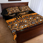 Tigers NAIDOC Week Quilt Bed Set Aboriginal Torres Strait Islanders Vibe