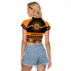 Tigers NAIDOC Week Personalised Raglan Cropped T Shirt Aboriginal Torres Strait Islanders Vibe