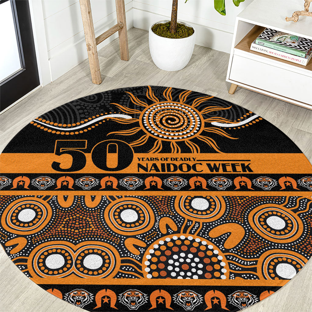 Tigers NAIDOC Week Round Carpet Aboriginal Torres Strait Islanders Vibe