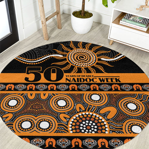Tigers NAIDOC Week Round Carpet Aboriginal Torres Strait Islanders Vibe