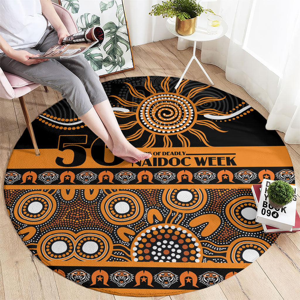 Tigers NAIDOC Week Round Carpet Aboriginal Torres Strait Islanders Vibe