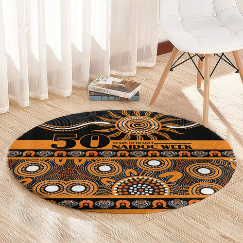 Tigers NAIDOC Week Round Carpet Aboriginal Torres Strait Islanders Vibe