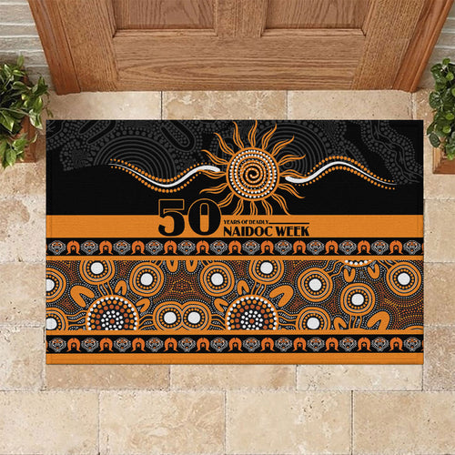 Tigers NAIDOC Week Rubber Doormat Aboriginal Torres Strait Islanders Vibe