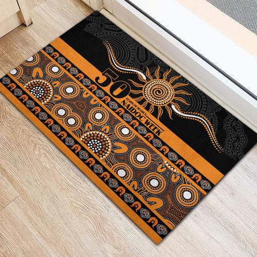 Tigers NAIDOC Week Rubber Doormat Aboriginal Torres Strait Islanders Vibe