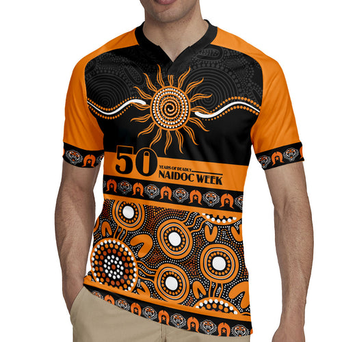 Tigers NAIDOC Week Personalised Rugby Jersey Aboriginal Torres Strait Islanders Vibe