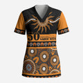 Tigers NAIDOC Week Personalised Scrub Top Aboriginal Torres Strait Islanders Vibe
