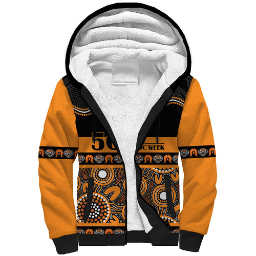 Tigers NAIDOC Week Personalised Sherpa Hoodie Aboriginal Torres Strait Islanders Vibe