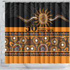 Tigers NAIDOC Week Shower Curtain Aboriginal Torres Strait Islanders Vibe
