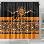 Tigers NAIDOC Week Shower Curtain Aboriginal Torres Strait Islanders Vibe