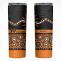 Tigers NAIDOC Week Personalised Skinny Tumbler Aboriginal Torres Strait Islanders Vibe
