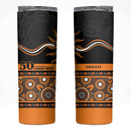 Tigers NAIDOC Week Personalised Skinny Tumbler Aboriginal Torres Strait Islanders Vibe