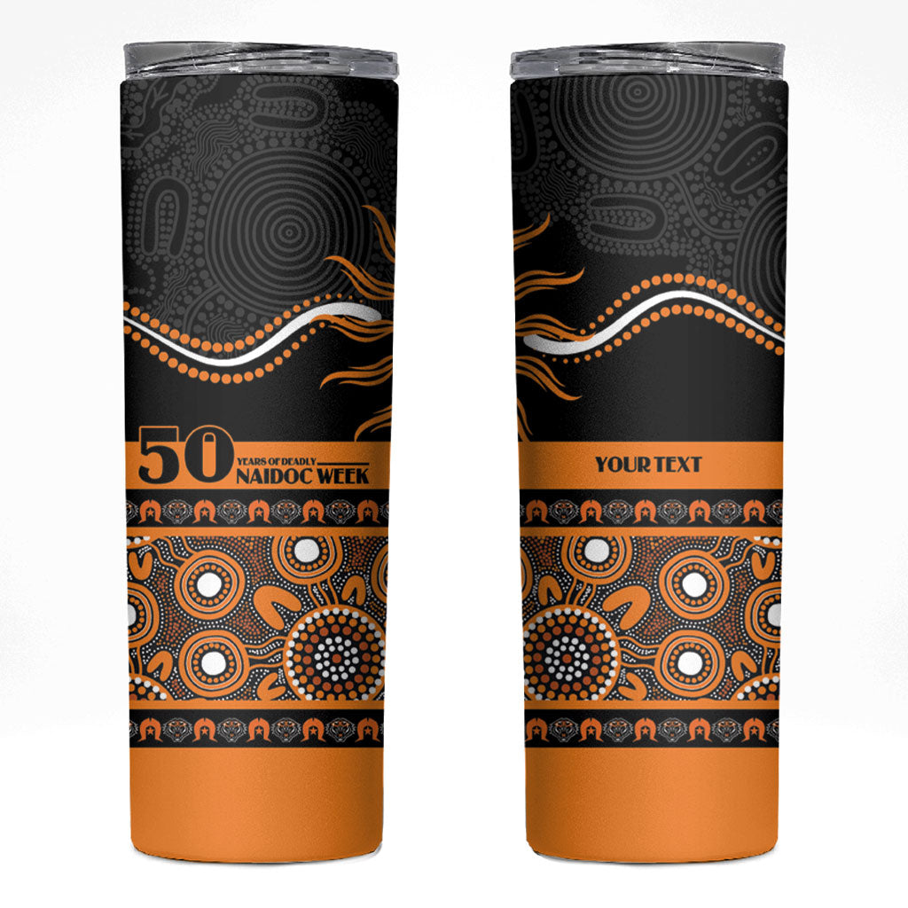 Tigers NAIDOC Week Personalised Skinny Tumbler Aboriginal Torres Strait Islanders Vibe