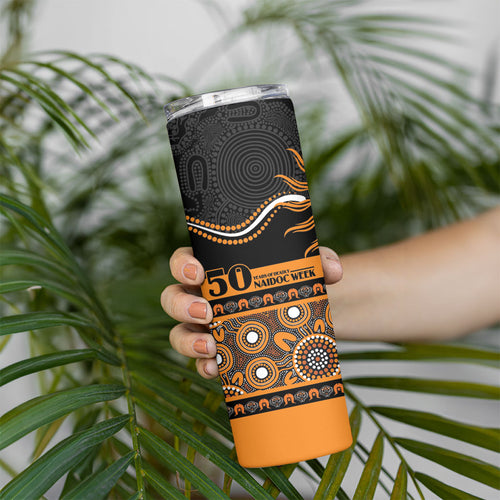 Tigers NAIDOC Week Personalised Skinny Tumbler Aboriginal Torres Strait Islanders Vibe