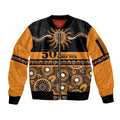 Tigers NAIDOC Week Personalised Sleeve Zip Bomber Jacket Aboriginal Torres Strait Islanders Vibe