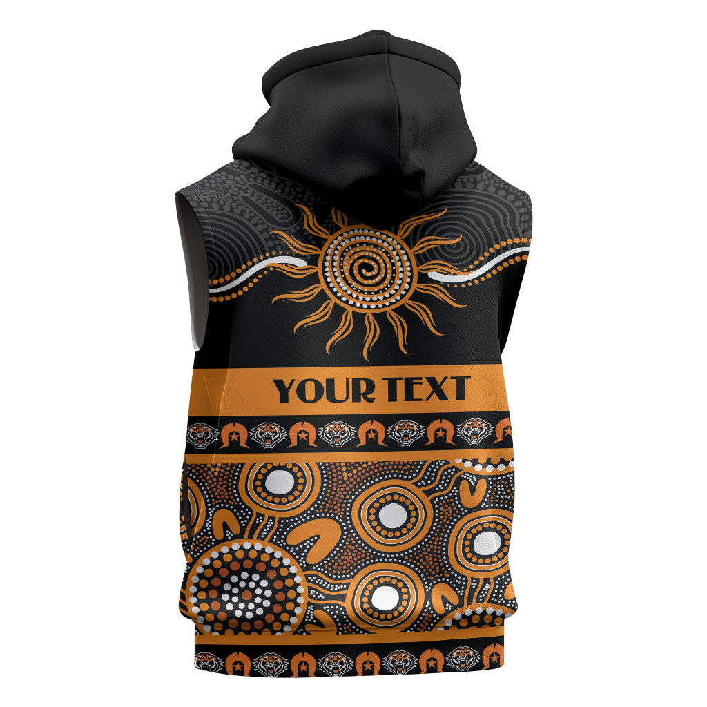 Tigers NAIDOC Week Personalised Sleeveless Hoodie Aboriginal Torres Strait Islanders Vibe