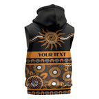 Tigers NAIDOC Week Personalised Sleeveless Hoodie Aboriginal Torres Strait Islanders Vibe