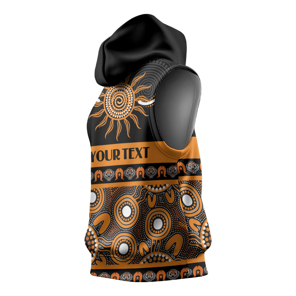 Tigers NAIDOC Week Personalised Sleeveless Hoodie Aboriginal Torres Strait Islanders Vibe