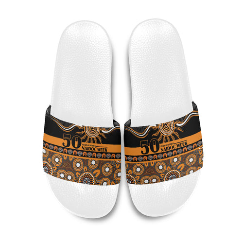 Tigers NAIDOC Week Slide Sandals Aboriginal Torres Strait Islanders Vibe