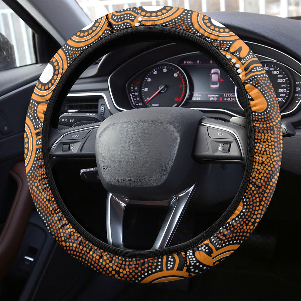 Tigers NAIDOC Week Steering Wheel Cover Aboriginal Torres Strait Islanders Vibe