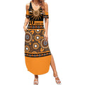 Tigers NAIDOC Week Personalised Summer Maxi Dress Aboriginal Torres Strait Islanders Vibe