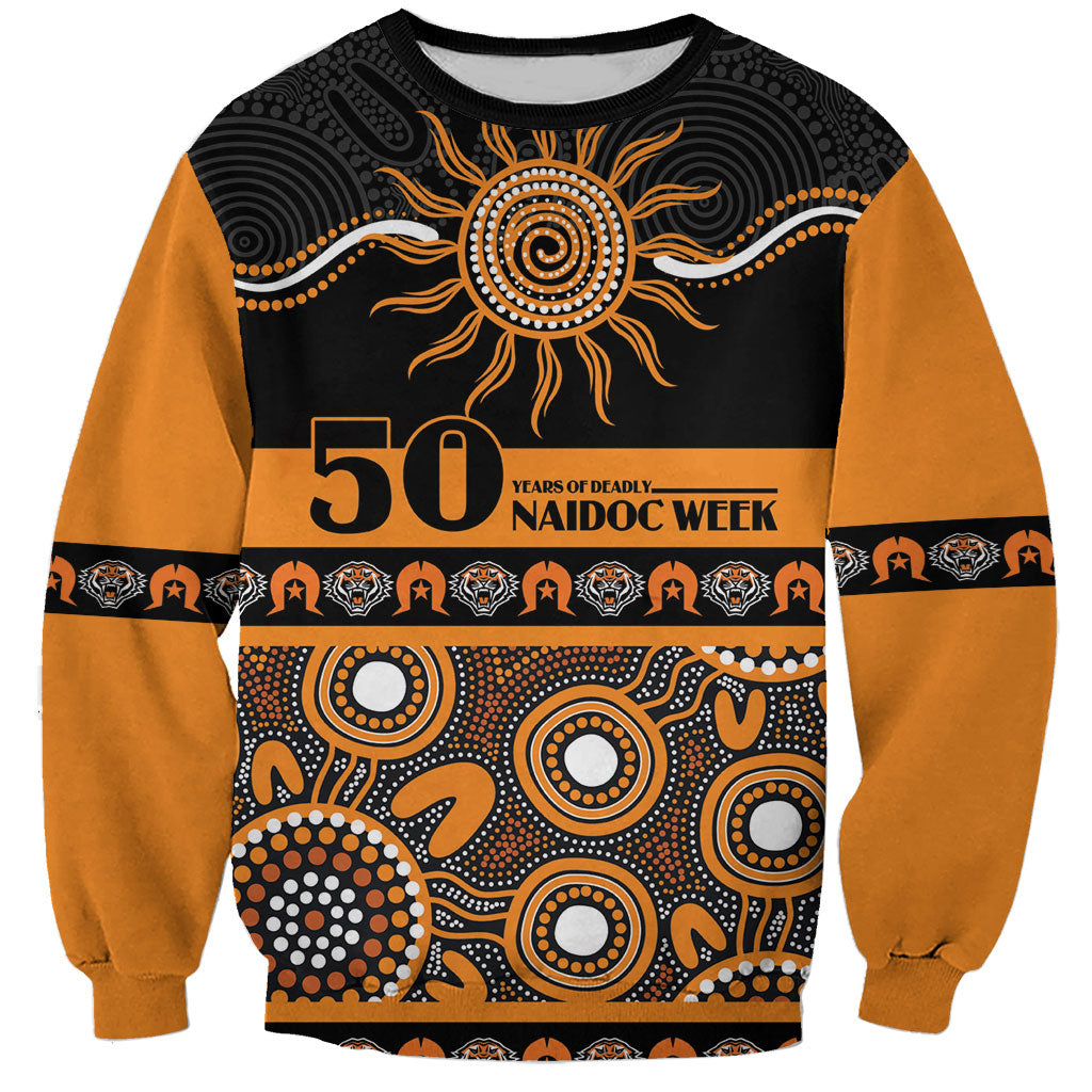 Tigers NAIDOC Week Personalised Sweatshirt Aboriginal Torres Strait Islanders Vibe