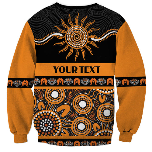 Tigers NAIDOC Week Personalised Sweatshirt Aboriginal Torres Strait Islanders Vibe