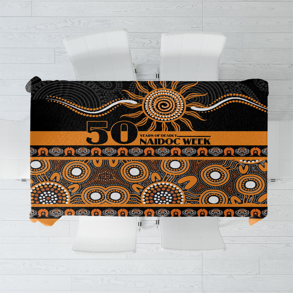 Tigers NAIDOC Week Tablecloth Aboriginal Torres Strait Islanders Vibe