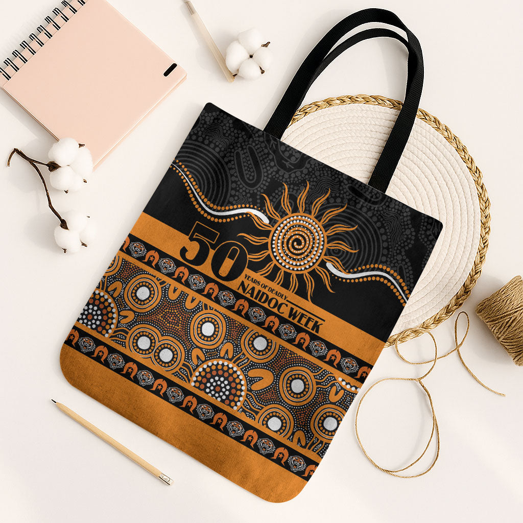 Tigers NAIDOC Week Tote Bag Aboriginal Torres Strait Islanders Vibe