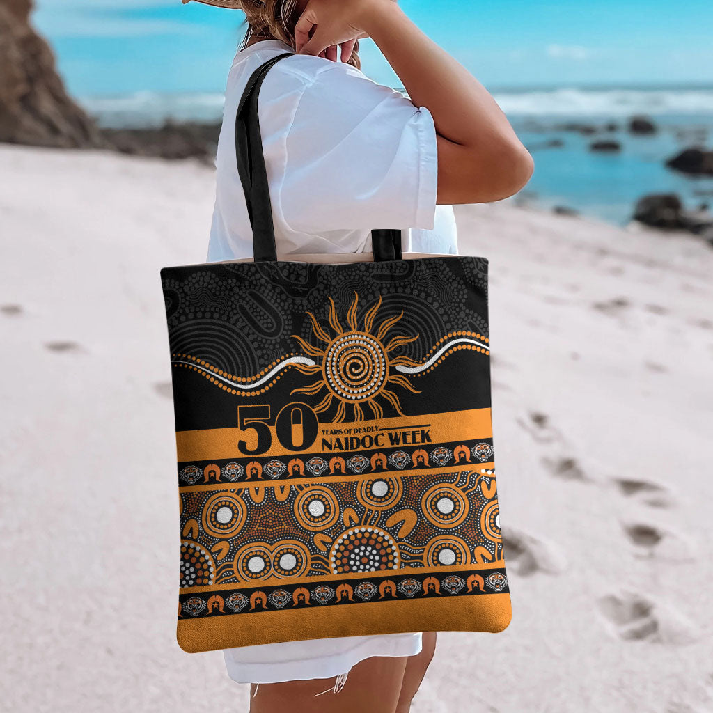 Tigers NAIDOC Week Tote Bag Aboriginal Torres Strait Islanders Vibe